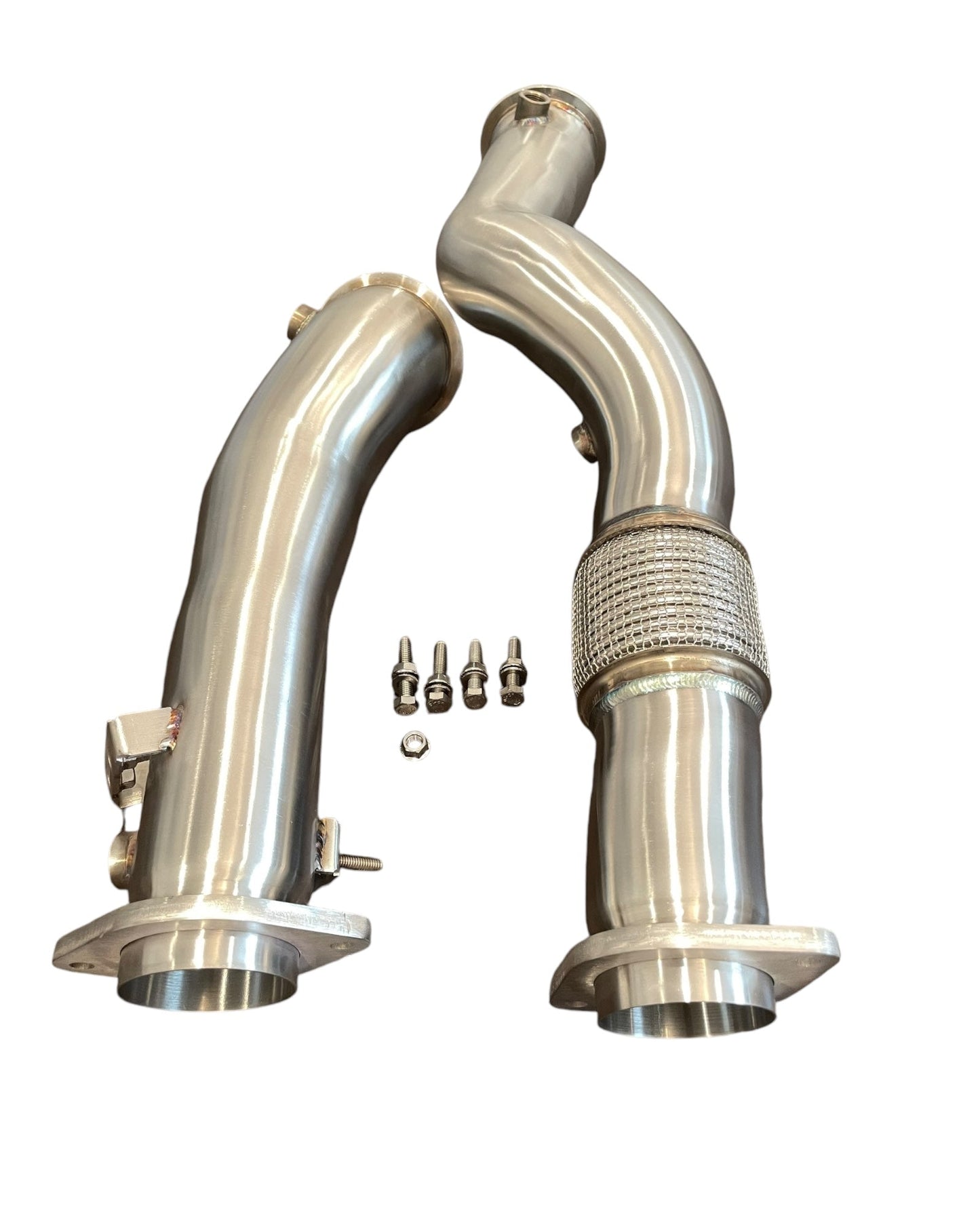 TCM 3.5" Catless Downpipes BMW M2/M3/M4 G80 G82 G87 S58 | House of Apex - House of Apex