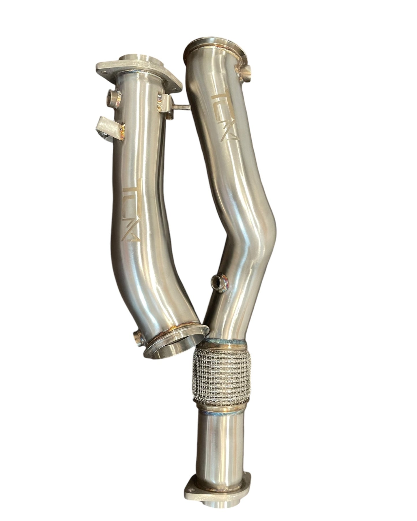 TCM 3.5" Catless Downpipes BMW M2/M3/M4 G80 G82 G87 S58 | House of Apex - House of Apex