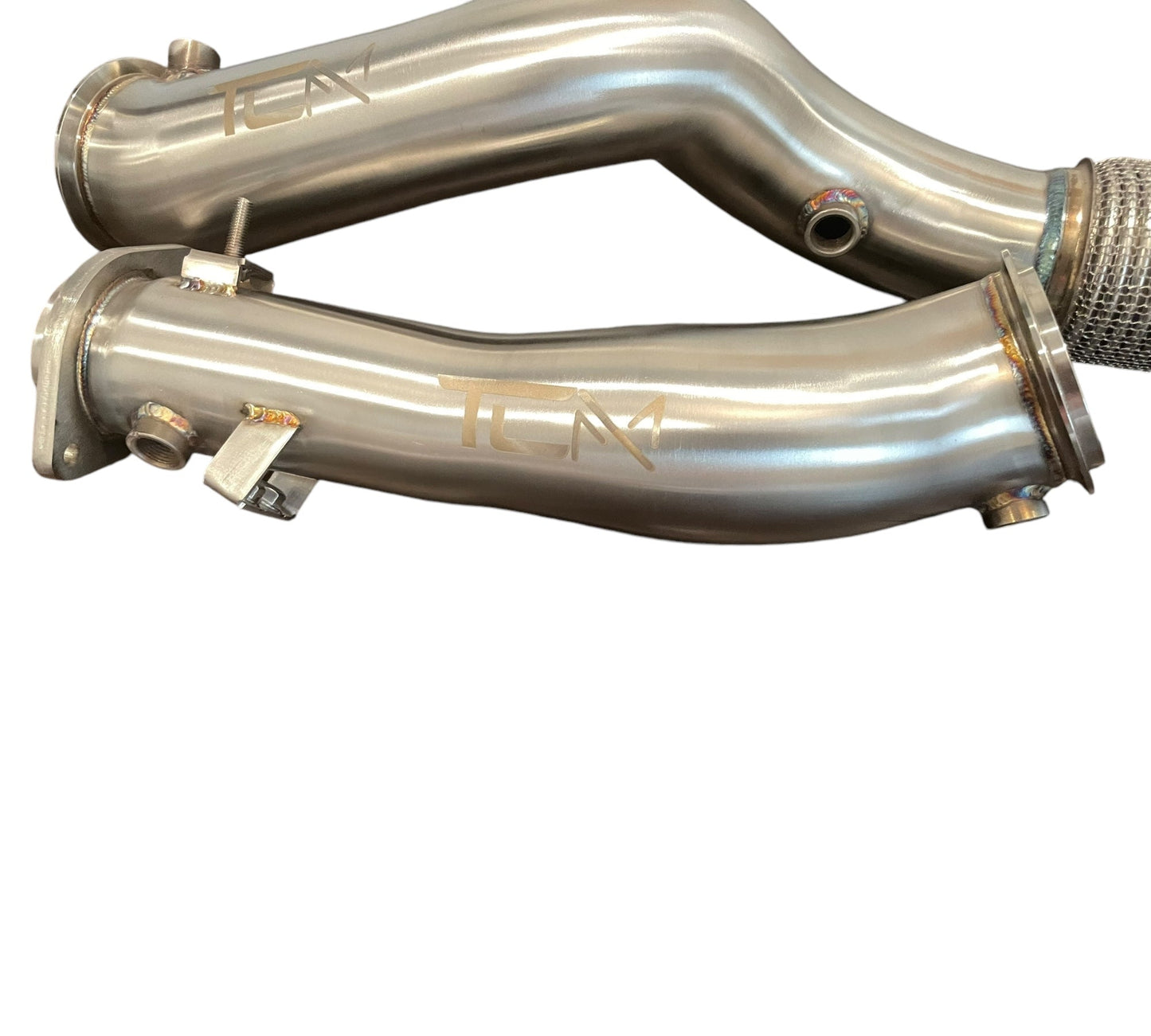TCM 3.5" Catless Downpipes BMW M2/M3/M4 G80 G82 G87 S58 | House of Apex - House of Apex