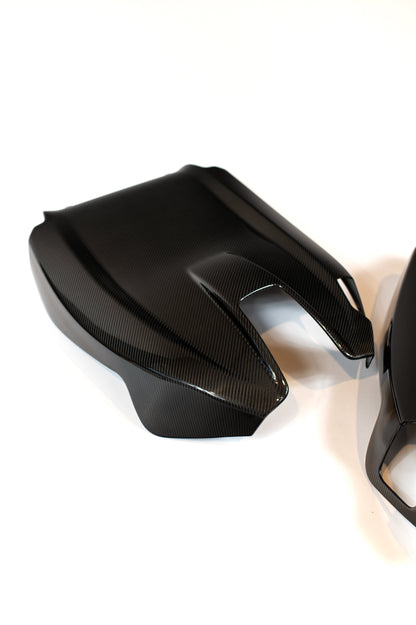 G8X Dry Carbon Fiber Seat Back Covers
