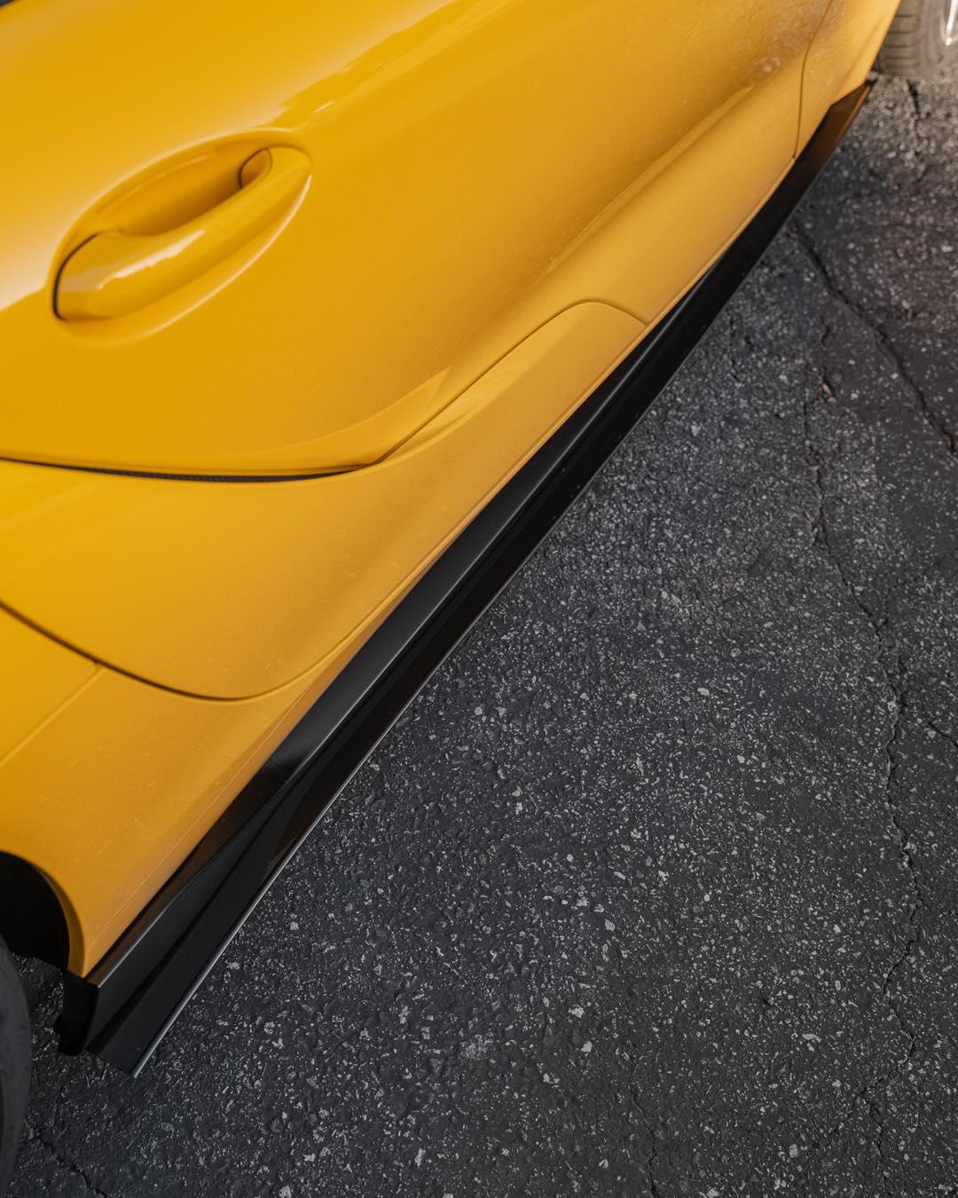 AeroFlow Dynamics 2020 - 2022  Toyota Supra A90 Side Skirt Extensions V1