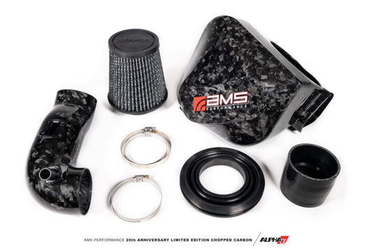 AMS Performance 2020+ Toyota Supra A90 Chopped CF Cold Air Intake System (Does Not Fit w/ Strut Bar) | House of Apex