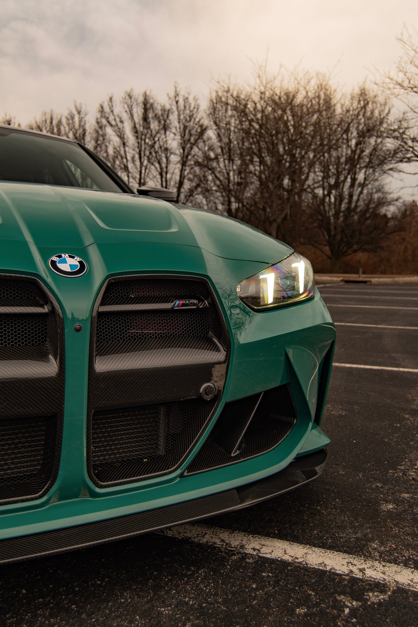 G8X Dry Carbon Fiber V3 Front Splitter