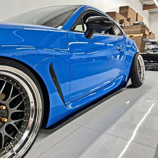 AeroFlow Dynamics 2022+ Toyota GR86/BRZ Side Skirt Extension V2