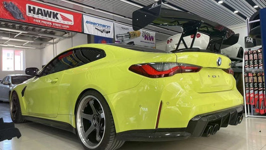 BMW G80 M3/ G82 M4 GTC300 Carbon Fiber Adjustable Wing | House of Apex - House of Apex