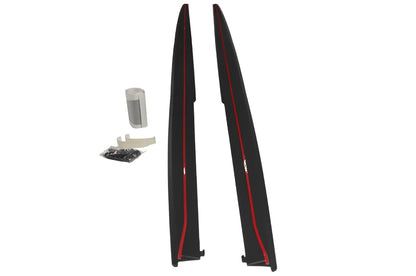 2012-2019 BMW F30 3-Series Performance Style Side Skirt Extension with Decal