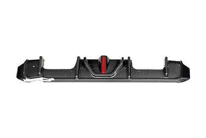 BMW 3 Series G80 M3 G82 G83 M4 Carbon Fiber Rear Diffuser with LED Lights (2019 - 2024)