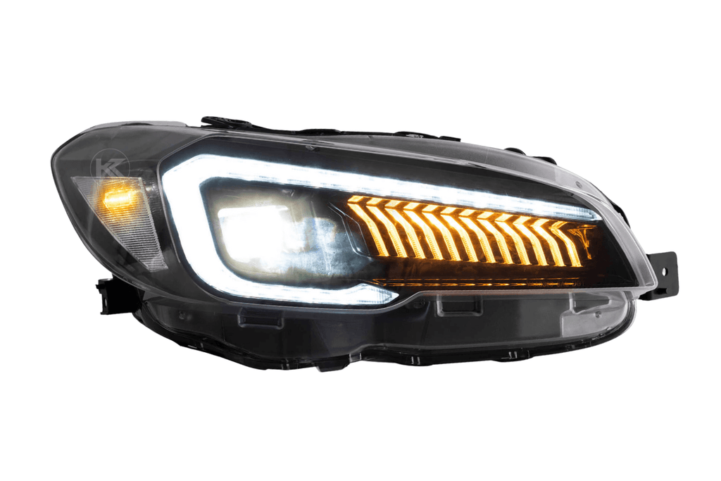 Subaru WRX & WRX STI 1st Gen (VA) Black LED Matrix Projector Headlights (2015-2021)