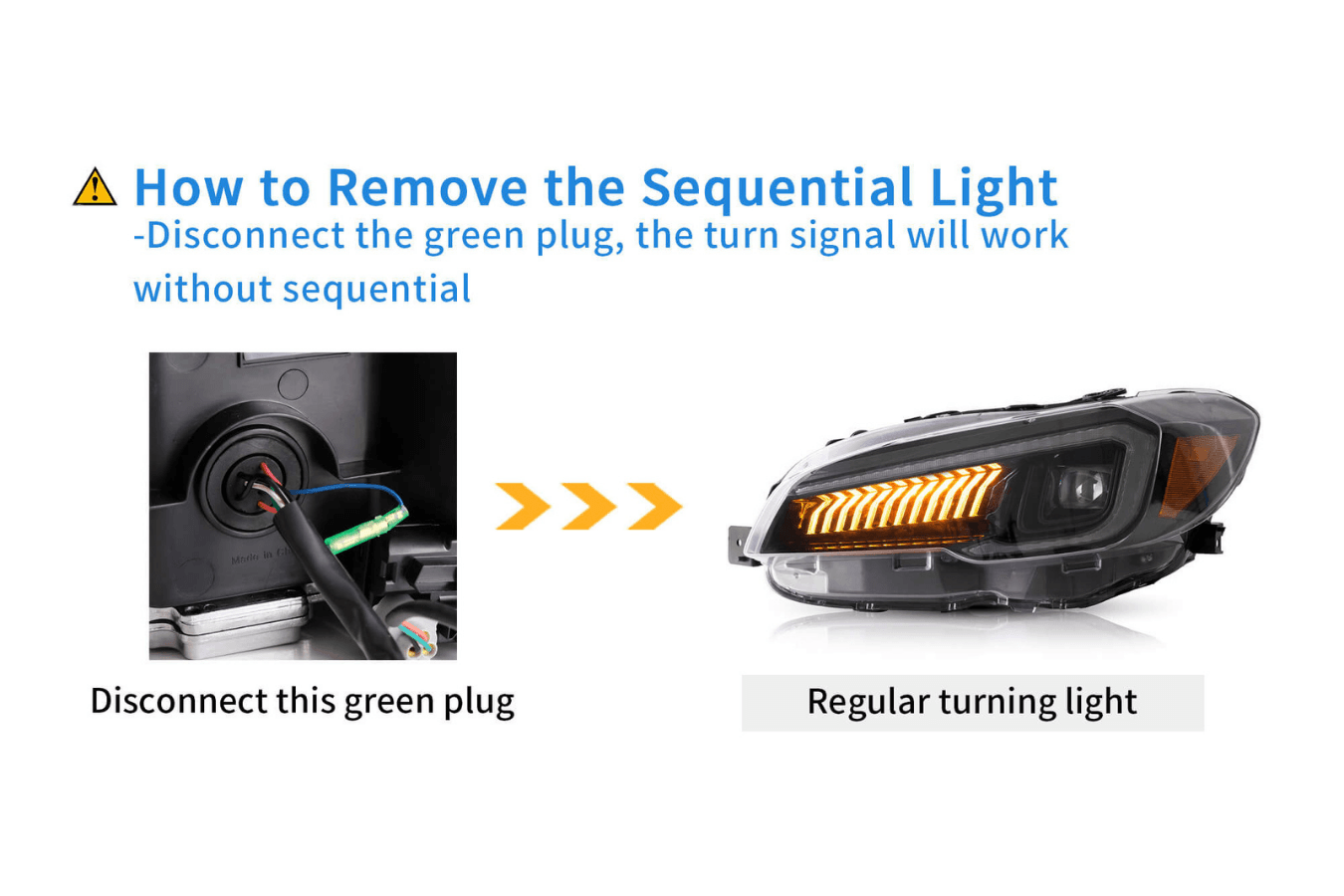 Subaru WRX & WRX STI 1st Gen (VA) Black LED Matrix Projector Headlights (2015-2021)