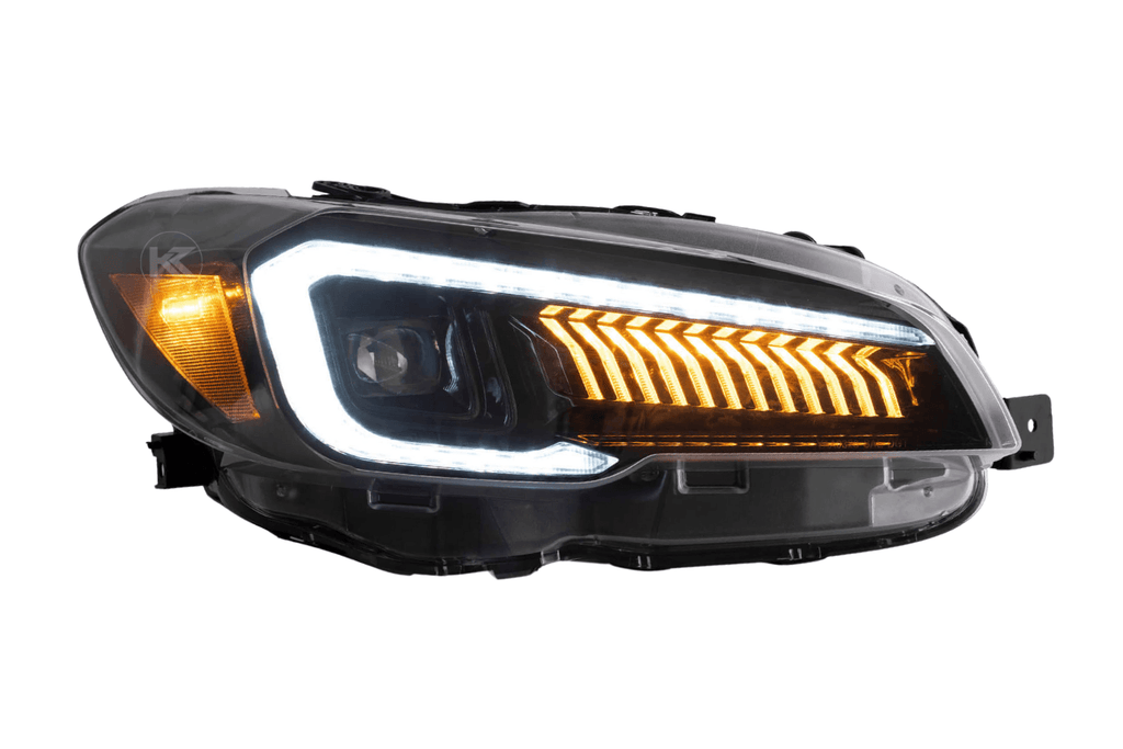 Subaru WRX & WRX STI 1st Gen (VA) Black LED Matrix Projector Headlights (2015-2021)
