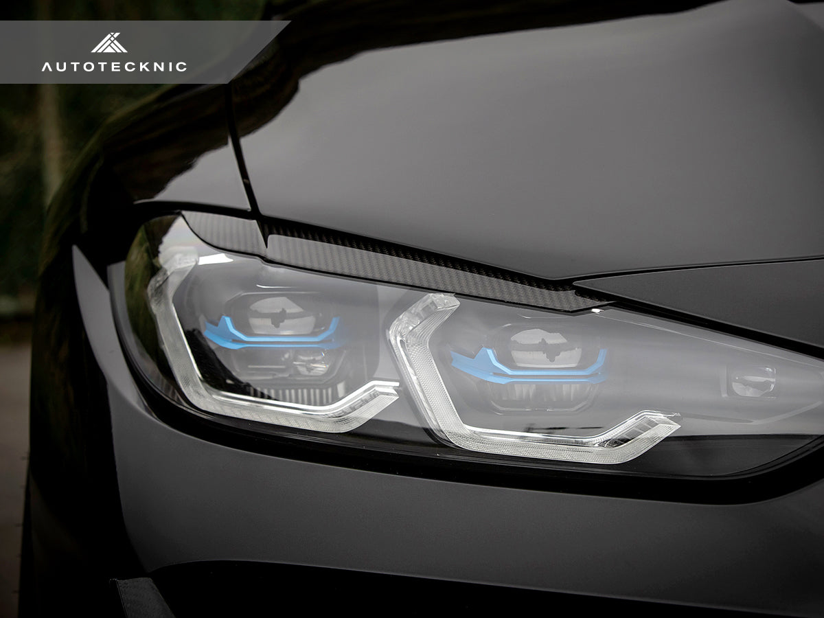 AutoTecknic Carbon Fiber Headlight Trim Set - G80 M3 | G82/ G83 M4