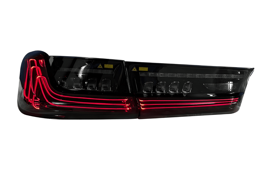 BMW 3 Series G20 G28 Red and Smoked CSL Style Laser Tail Lights (2019-2024)
