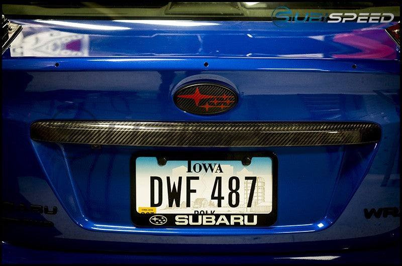 OLM Dry Carbon Fiber Trunk Finish - 2015 WRX 2015 STI