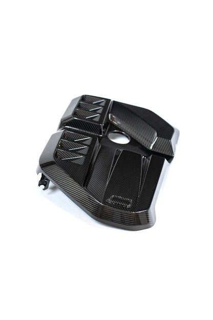 G8X Dry Gloss/Matte Carbon Fiber Engine Cover