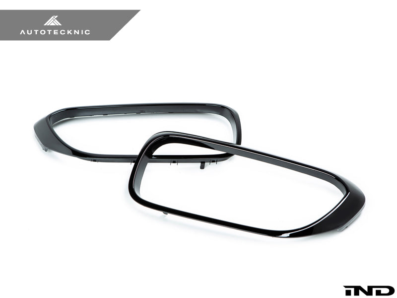 AutoTecknic Gloss Black Front Grille Surround Set - BMW F90 M5