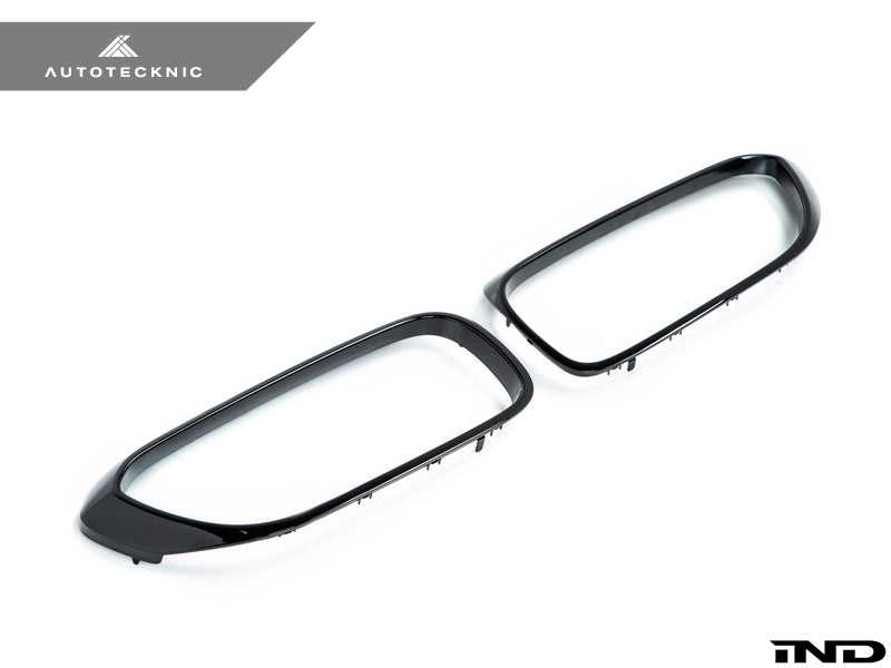 AutoTecknic Gloss Black Front Grille Surround Set - BMW F90 M5