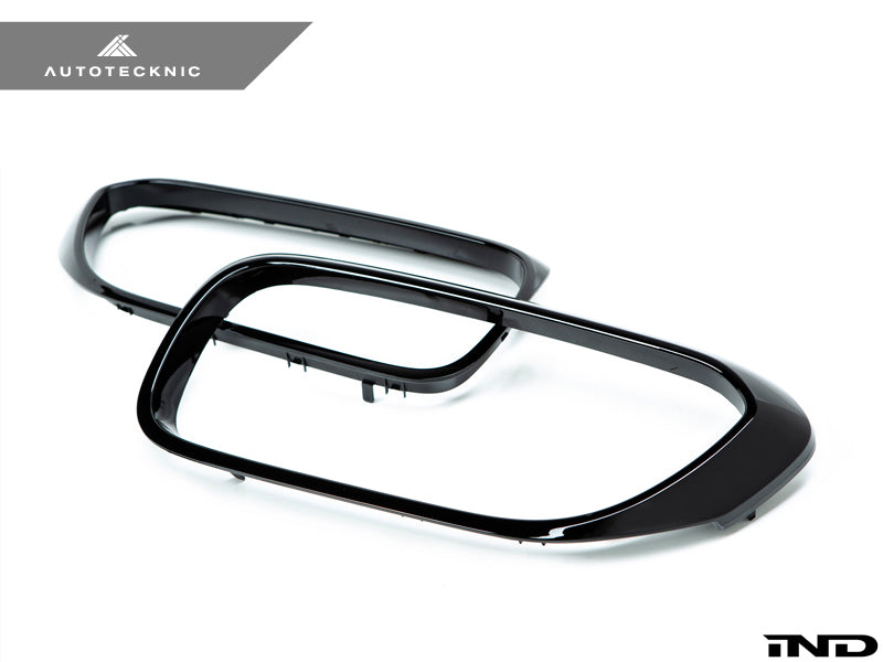 AutoTecknic Gloss Black Front Grille Surround Set - BMW F90 M5