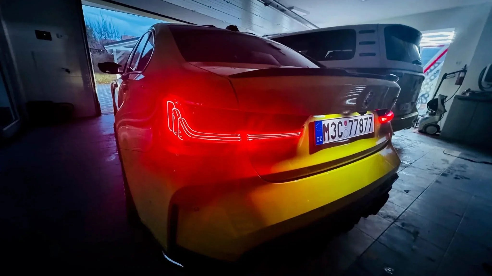 BMW 3 Series G20 G28 Red and Smoked CSL Style Laser Tail Lights (2019-2024)
