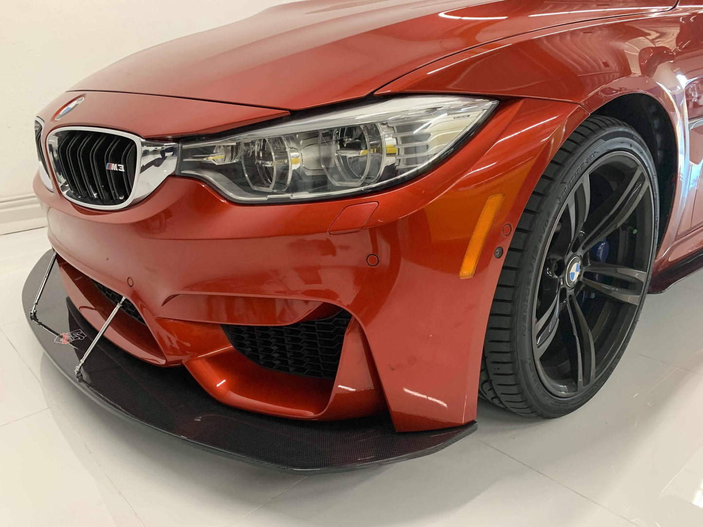 AeroFlow Dynamics 2014-2020 BMW Front Splitter  (F80/F82 M3/M4) Carbon Fiber