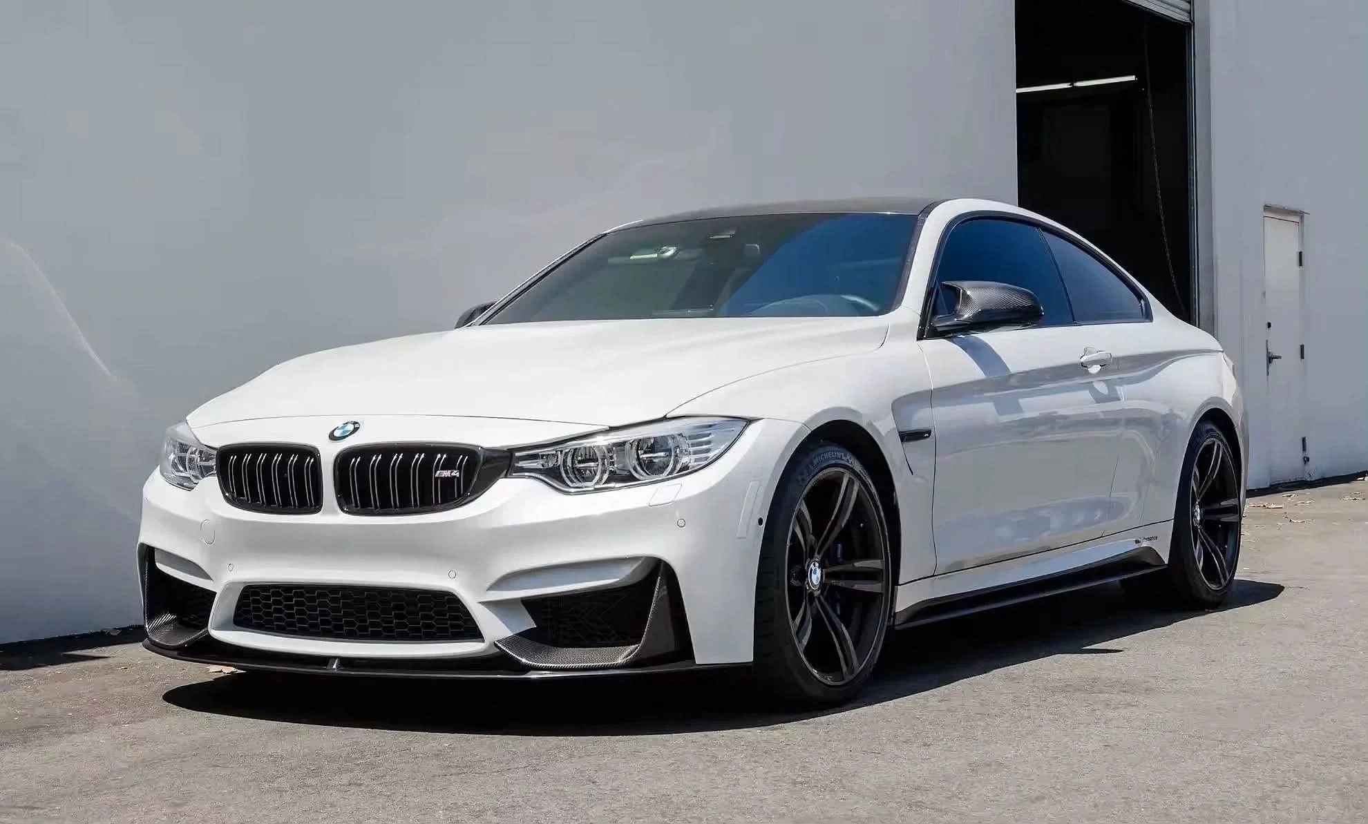 BMW 3 Series F80 M3 F82 F83 M4 M Performance Style Carbon Fiber Front Lip (2015 - 2019)