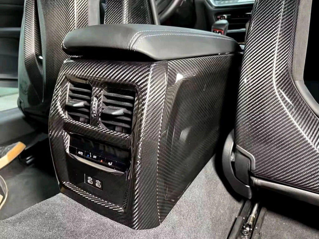 BMW 3 Series G80 G82 M3 M4 Carbon Fiber Rear Console Trim (2019+)