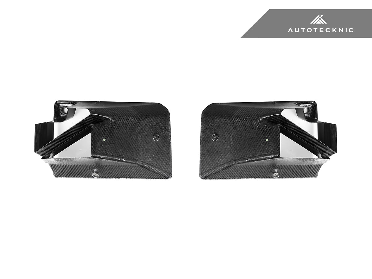 AutoTecknic Dry Carbon Front Bumper Lower Vent Set - G87 M2