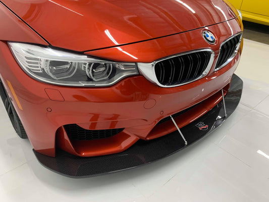 AeroFlow Dynamics 2014-2020 BMW Front Splitter  (F80/F82 M3/M4) Carbon Fiber
