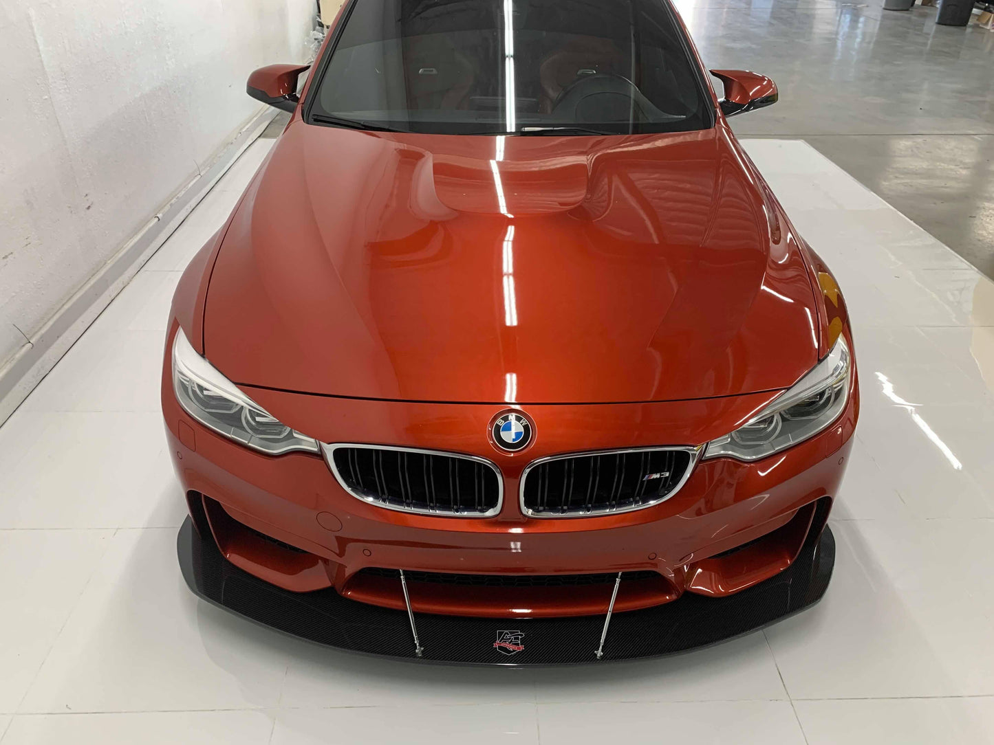 AeroFlow Dynamics 2014-2020 BMW Front Splitter  (F80/F82 M3/M4) Carbon Fiber