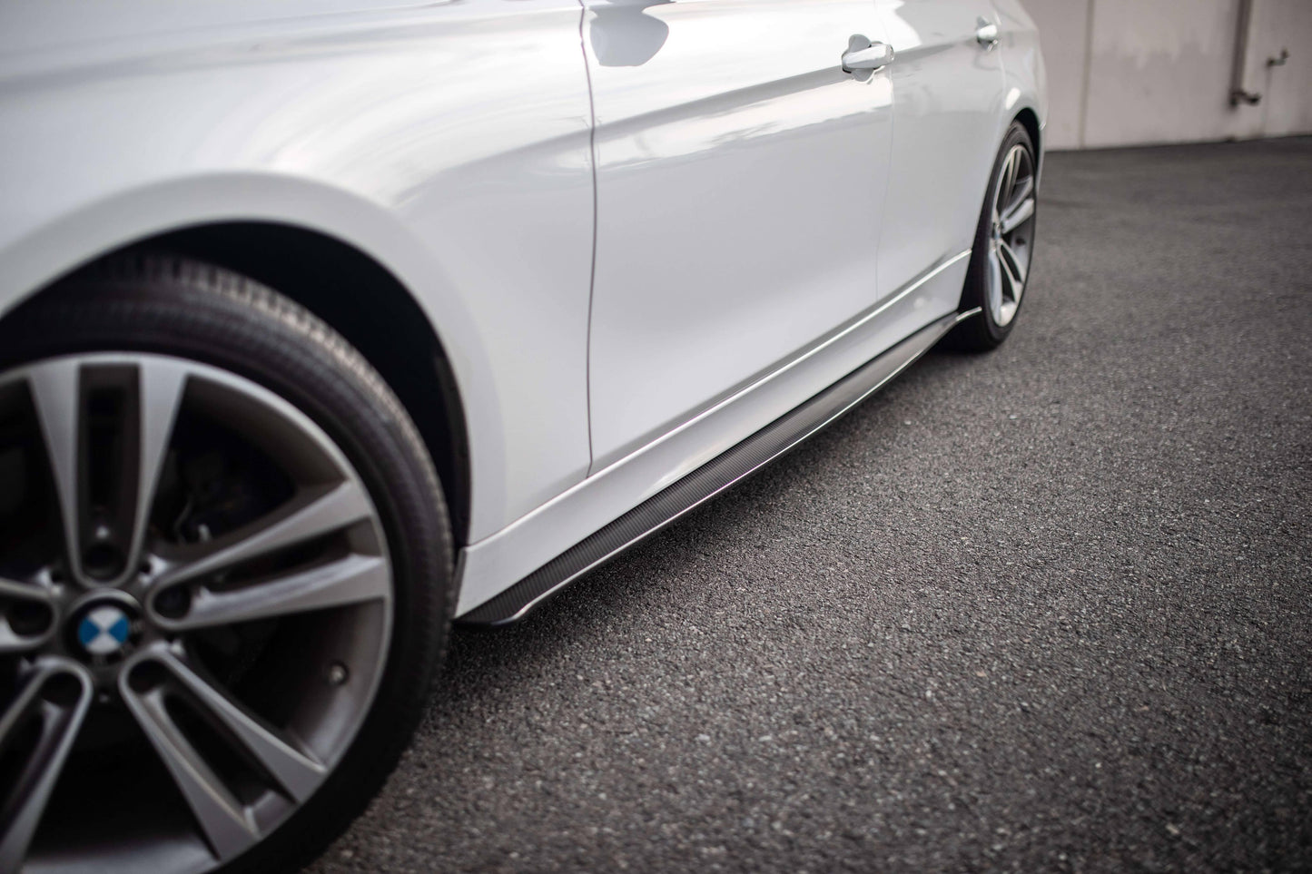 AeroFlow Dynamics 2013-2020 Bmw Side Skirt Extension V1 Carbon Fiber ( F30, F32, And F80/F82 M3, M4)