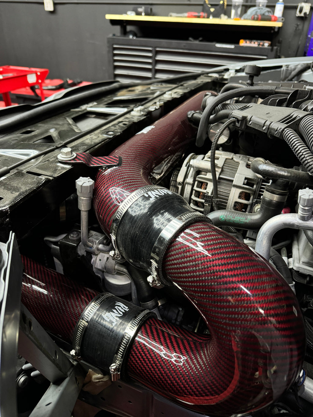 Rvng (G80,G82,G87) V2 S58 Full Carbon Front Mount Intake Kit | House of Apex - House of Apex