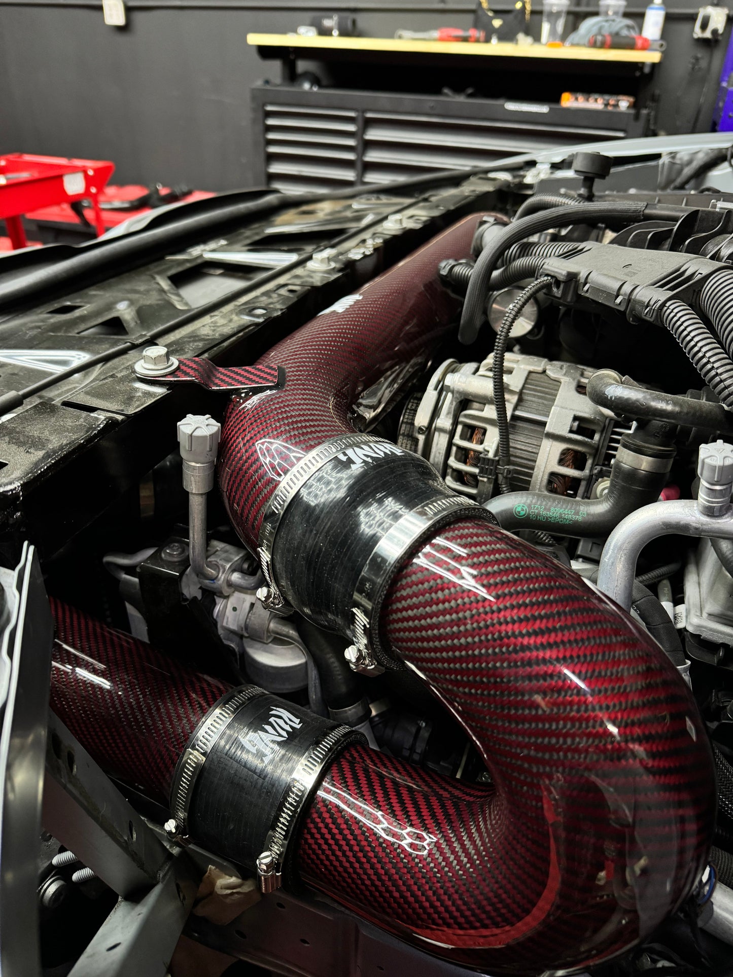Rvng (G80,G82,G87) V2 S58 Full Carbon Front Mount Intake Kit | House of Apex - House of Apex