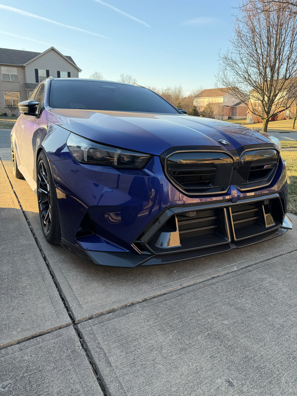 G90/G99 M5 SQ-A Style Dry Carbon Fiber Front Lip