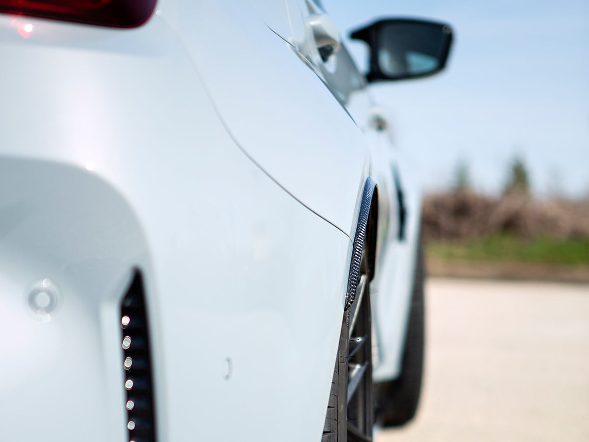 AutoTecknic Carbon Fiber Rear Wheel Arch Extension Set - G80 M3