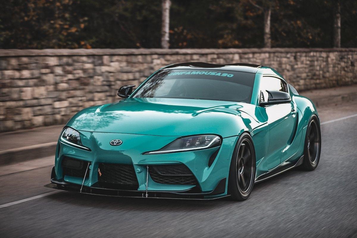 AeroFlow Dynamics 2020 - 2022 Toyota Supra A90 Front Splitter V1