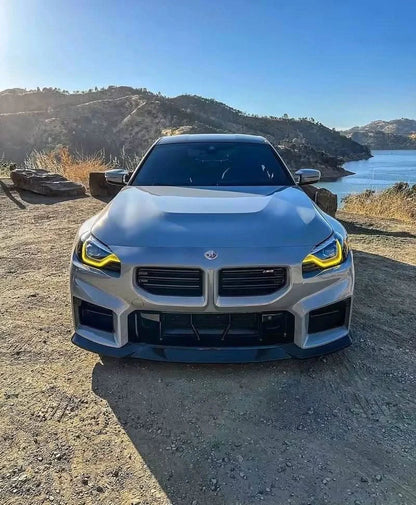 BMW 2 Series G87 M2 MHC Style Carbon Fiber Front Lip (2023+)