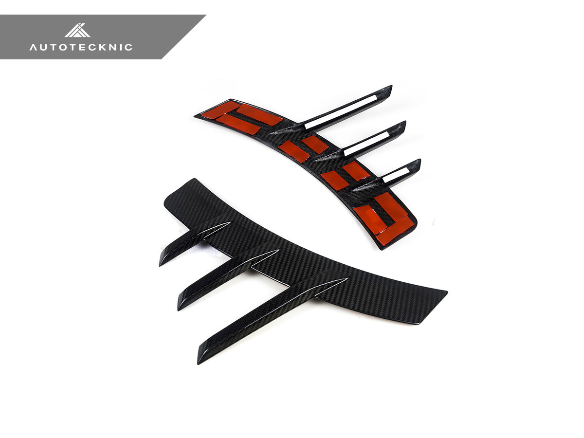 AutoTecknic Dry Carbon Rear Fender Arch Trim Set - G87 M2