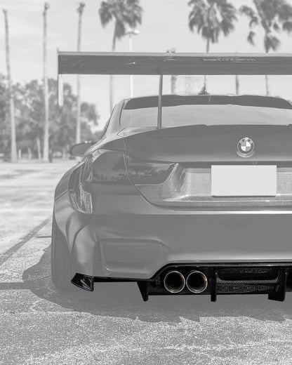 BMW 3 Series F80 F82 M3 M4 PSM Style Carbon Fiber Rear Diffuser Under Tray (2015 - 2020)