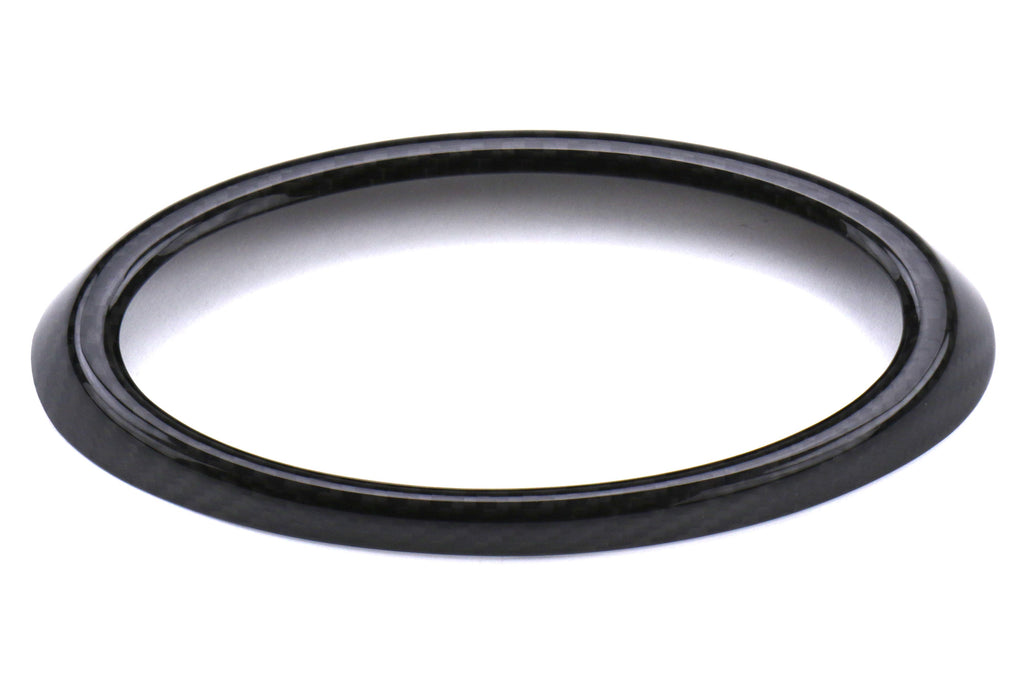 OLM LE Dry Carbon Fiber Front Emblem Frame Overlay - 2018-2021 Subaru WRX / STI