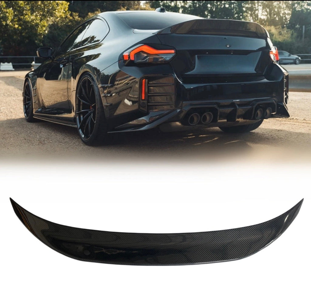G87 Dry Carbon Fiber V Style High Kick Trunk Spoiler