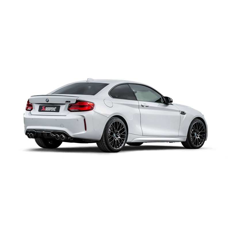 Akrapovic 2018+ BMW M2 Competition/M2 CS (F87N) Slip-On Line (Titanium) w/Carbon Fiber Tips  | House of Apex
