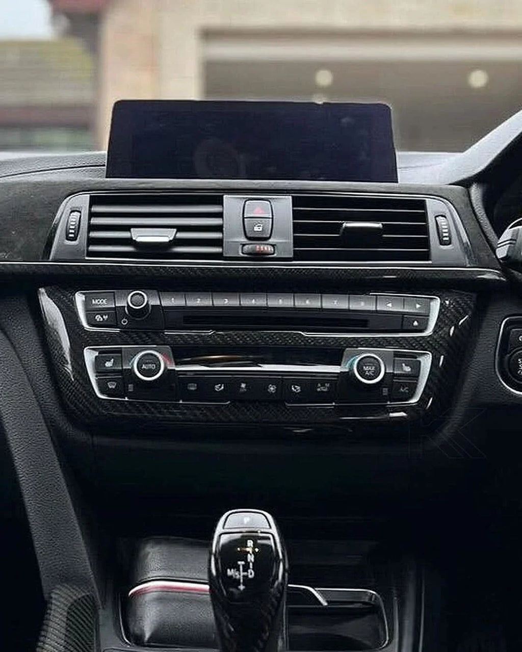 BMW 3 Series F30 Carbon Fiber Radio Cover Trim (2011 - 2019)