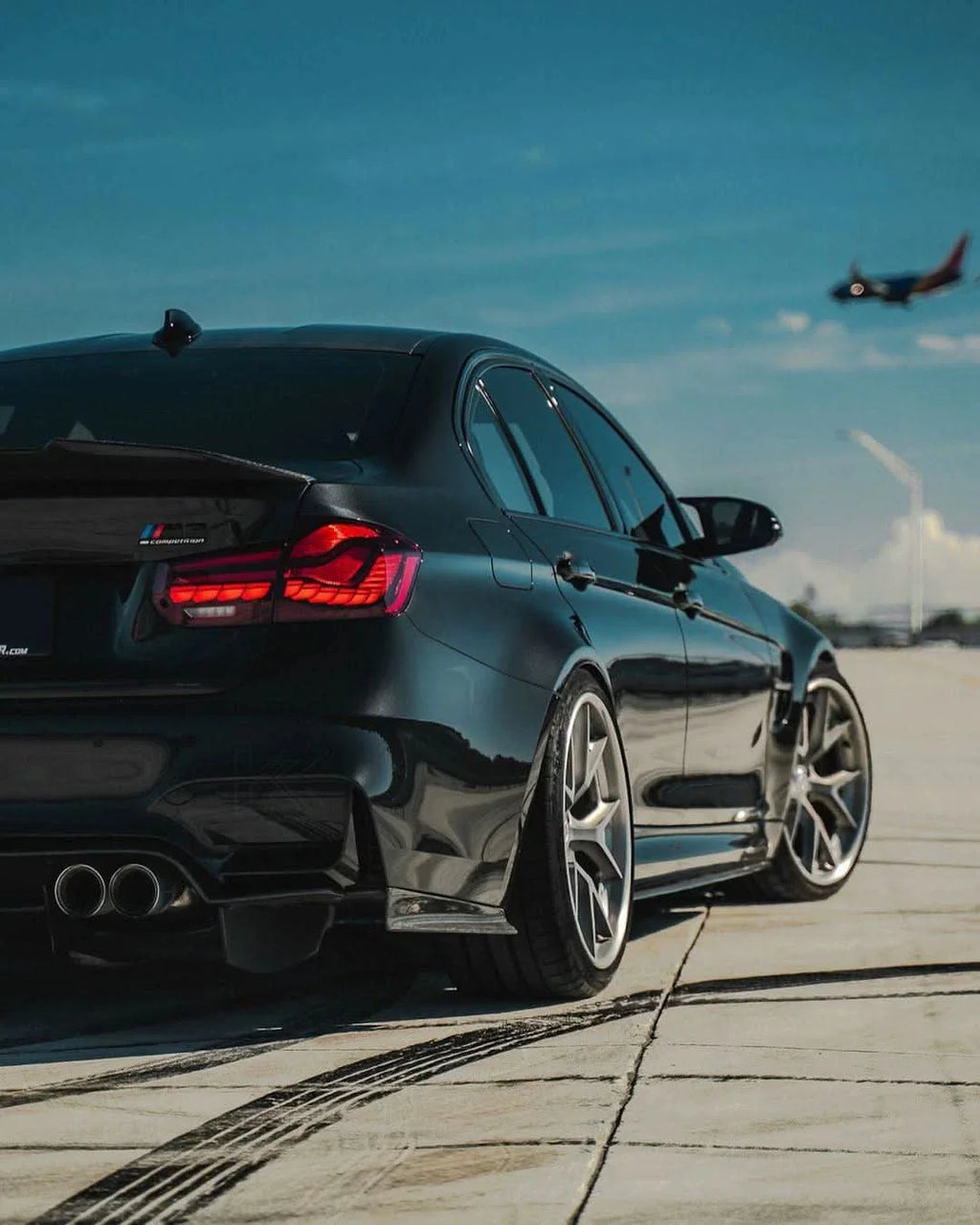 BMW 3 Series F30 F35/M3 F80 Sedan PSM Style Carbon Fiber Trunk Spoiler (2011 - 2019)