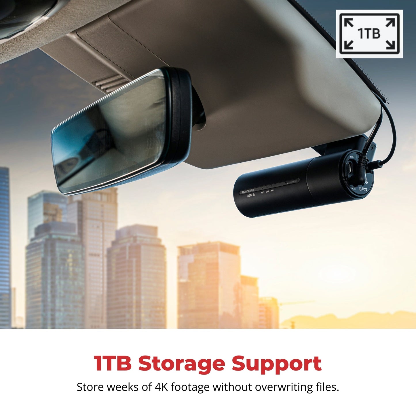 BlackVue Elite 8 1CH 2K QHD Sony STARVIS 2 Cloud Dash Cam | House of Apex