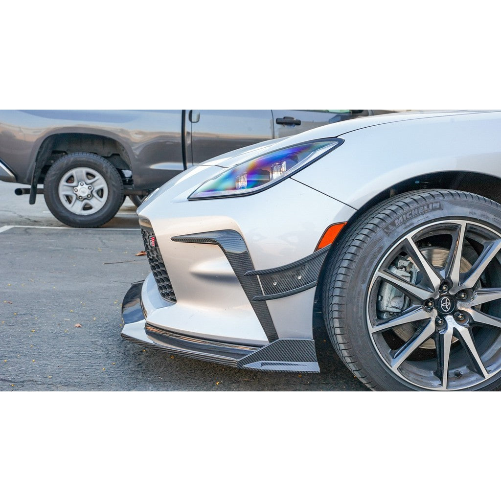 Toyota GR86 Carbon Fiber Front Bumper Canards 2022+