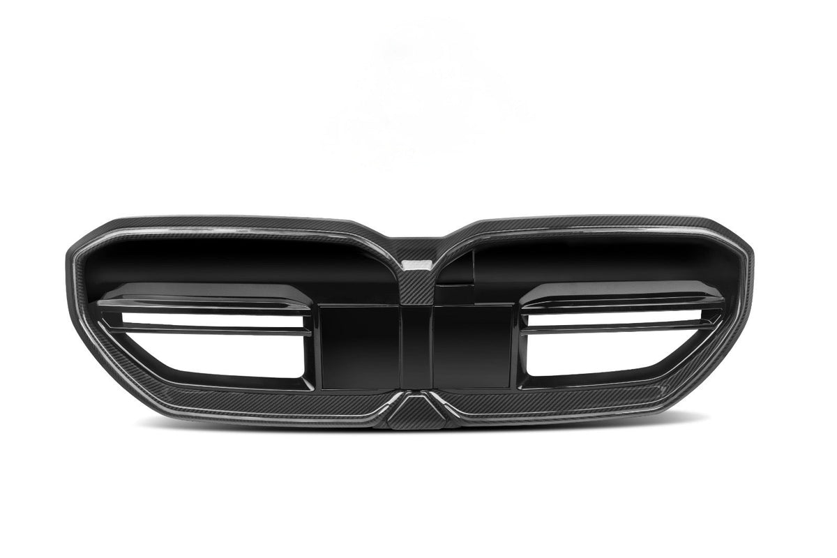 G90/G99 M5/G60 5 SERIES DRY CARBON FIBER SQ FRONT GRILL REPLACEMENT