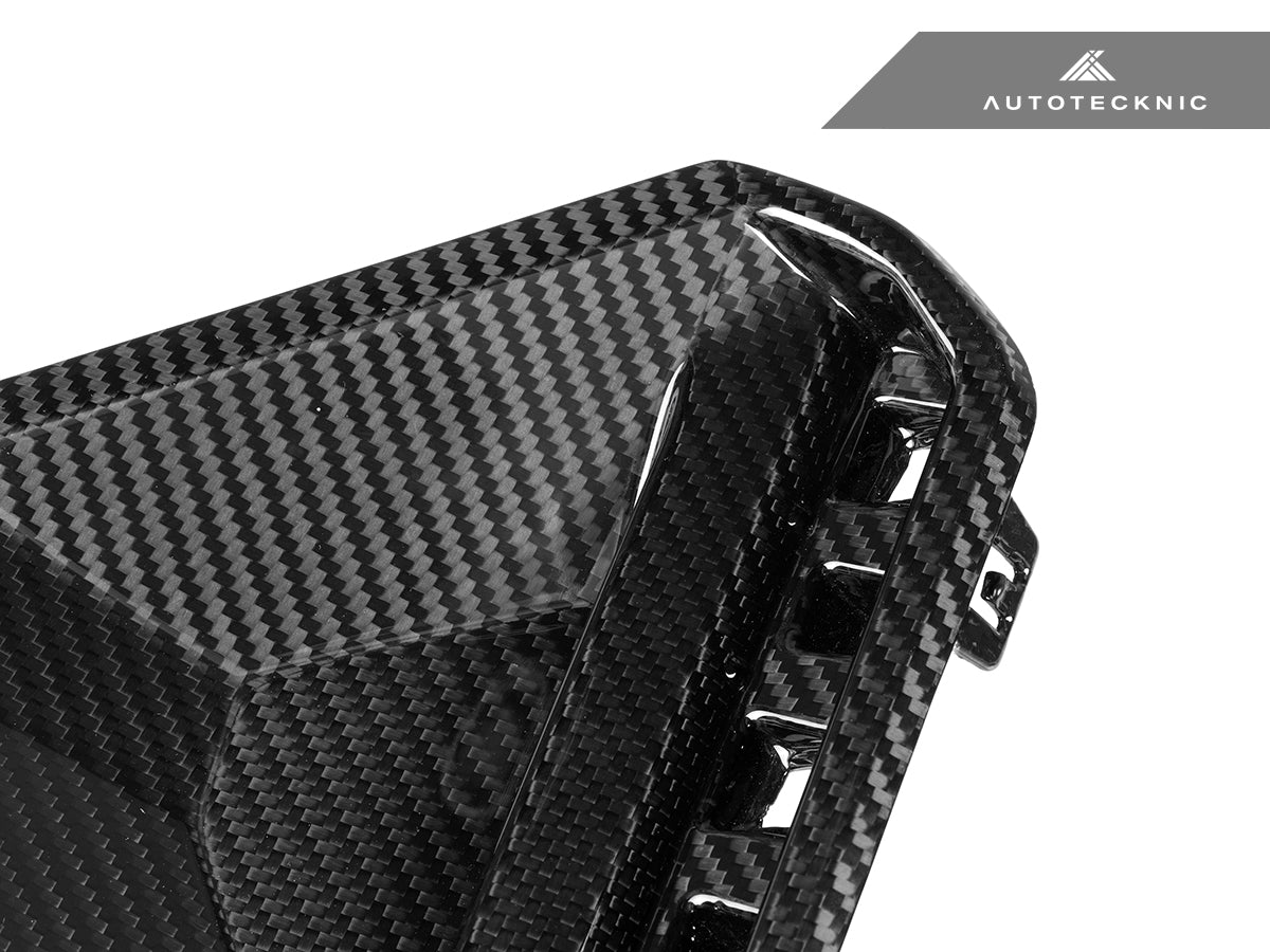 AutoTecknic Dry Carbon Rear Bumper Reflector Trim Set - G87 M2