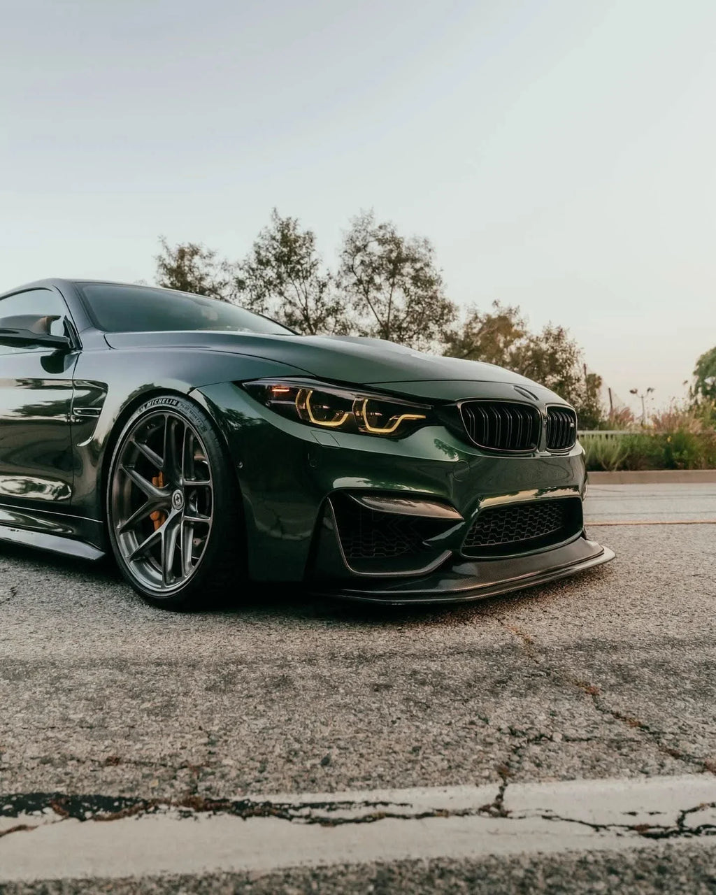 BMW 3 Series F80 M3 F82 F83 M4 GTS Style Carbon Fiber Front Lip (2015 - 2021)