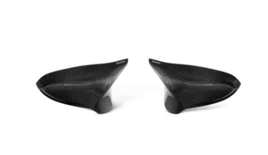 Akrapovic 2014+ BMW M3 (F80) Carbon Fiber Mirror Cap Set - High Gloss  | House of Apex