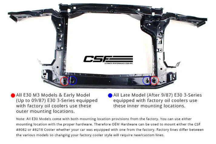 CSF Oil Cooler BMW E30 Oil Cooler