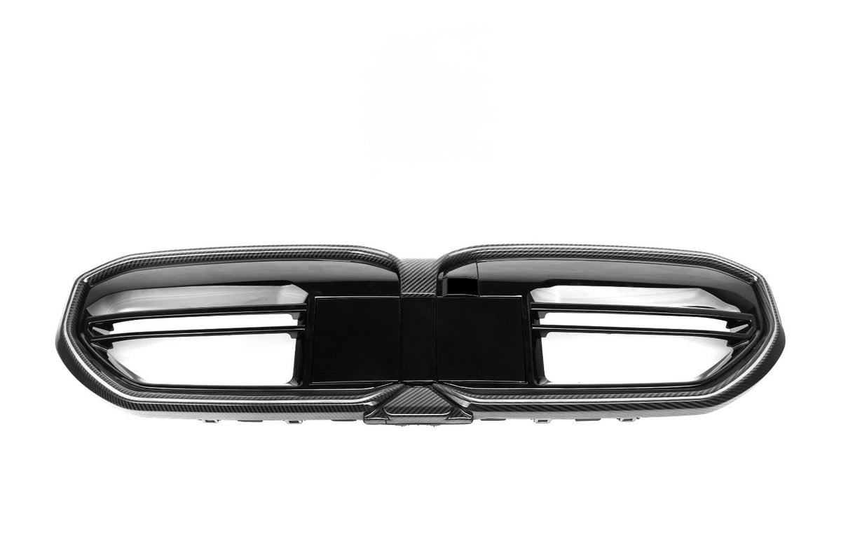 G90/G99 M5/G60 5 SERIES DRY CARBON FIBER SQ FRONT GRILL REPLACEMENT